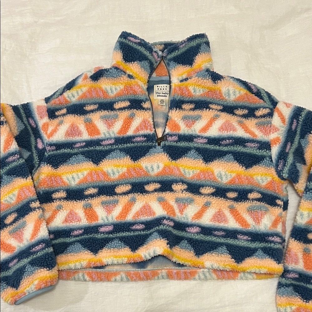 Billabong x Salty Blonde Multicolor Fleece Jacket
